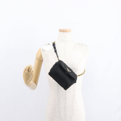 Prada Vintage Shoulder Bag Tessuto, BLACK, NYLON, Shoulder bag