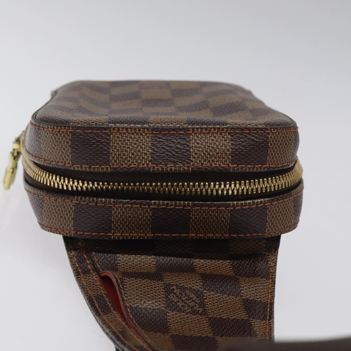 Louis Vuitton Geronimos Waist Bag Damier, BROWN, CANVAS, Clutche & pouche