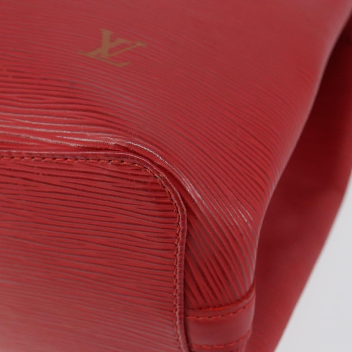 Louis Vuitton Mandara Handbag Epi Leather, RED, LEATHER, Shoulder bag