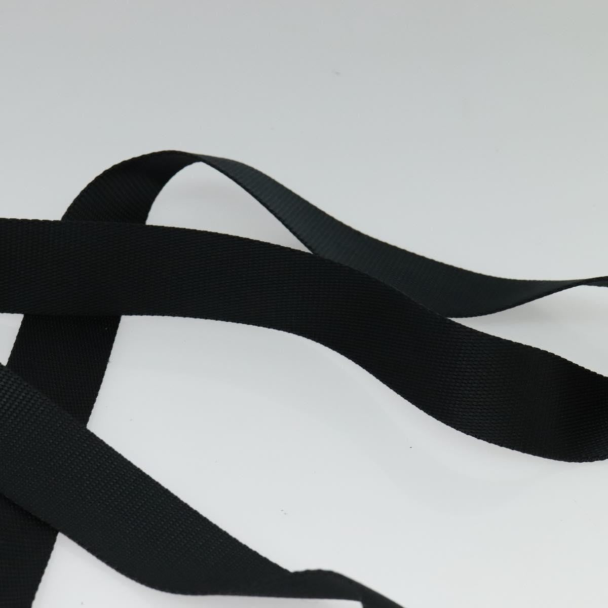 Prada Front Pocket Messenger Bag Tessuto, BLACK, NYLON, Shoulder bag