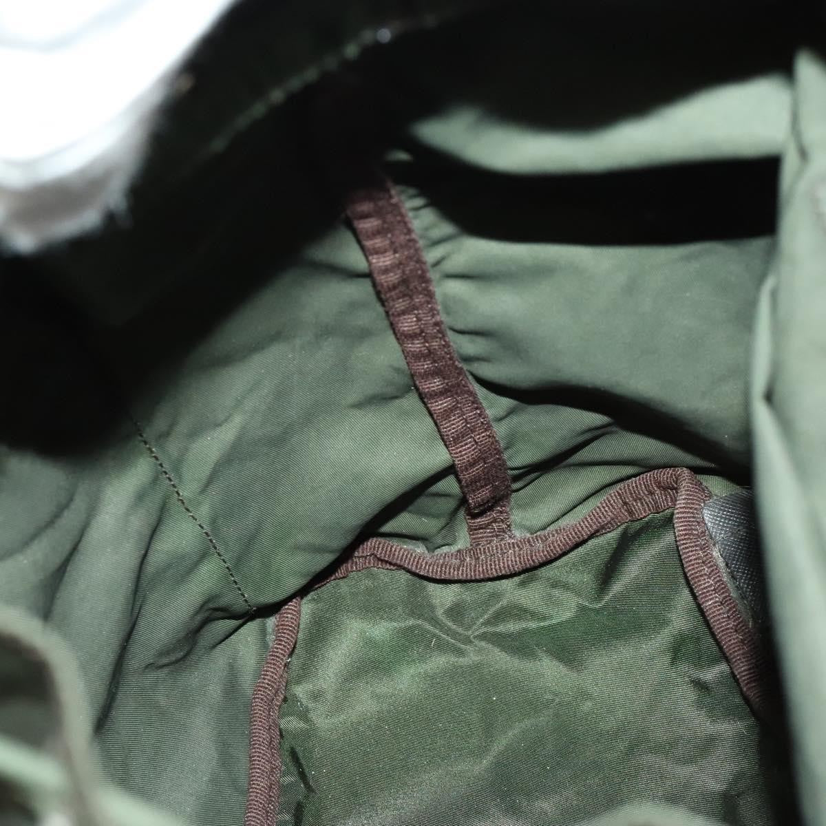 Prada Double Front Pocket Backpack Tessuto, KHAKI, NYLON, Backpack