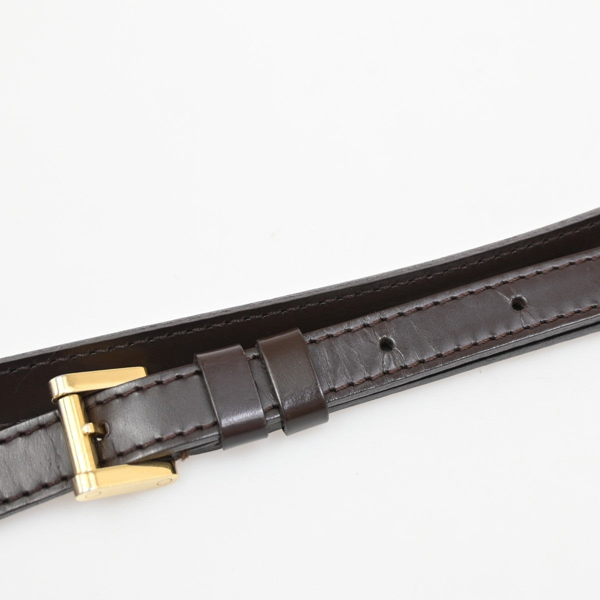 Louis Vuitton Musette Tango Handbag Damier, BROWN, CANVAS, Shoulder bag