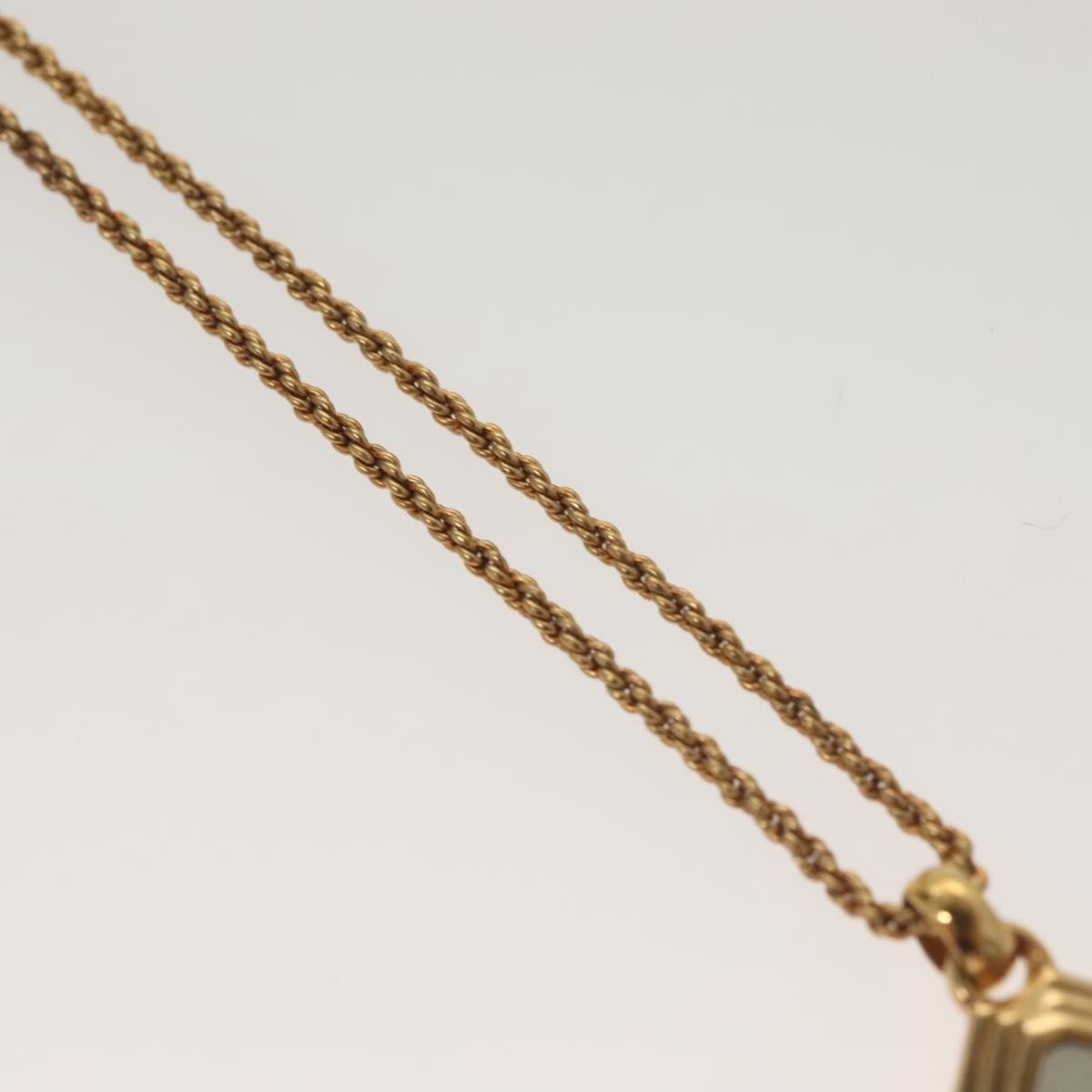 Christian Dior Vintage Dior Logo Necklace Metal, GOLD, METAL, Necklace