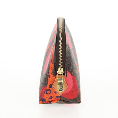 Louis Vuitton Cosmetic Pouch Limited Edition Monogram Jungle Dots, BROWN, CANVAS, Toiletry Case