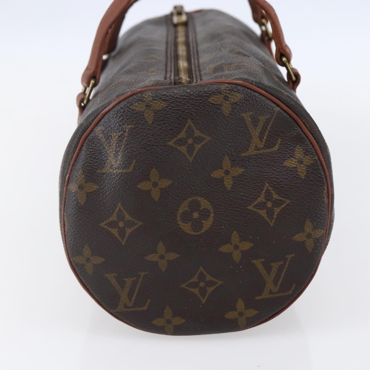 Louis Vuitton Papillon Handbag Monogram Canvas, BROWN, CANVAS, Handbag