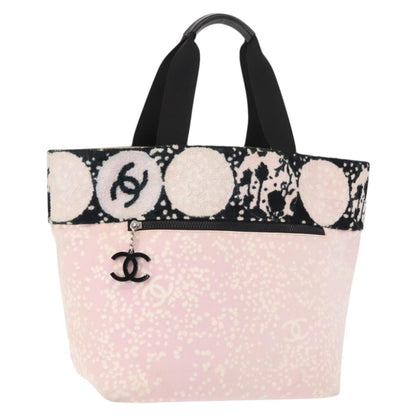 Chanel Vintage Tote Canvas, PINK, CANVAS, Tote bag