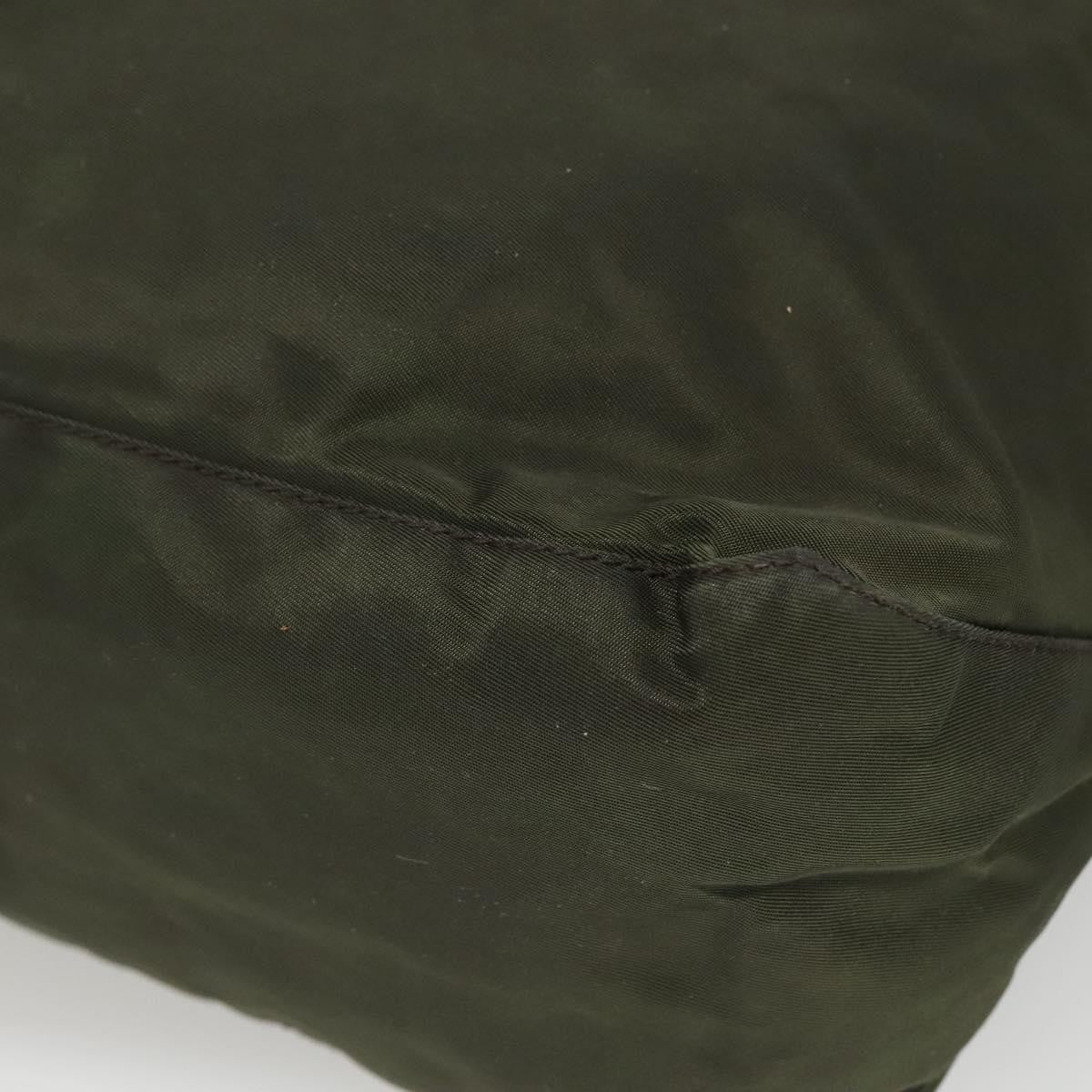 Prada Vintage Convertible Zip Tote Tessuto, KHAKI, NYLON, Tote bag
