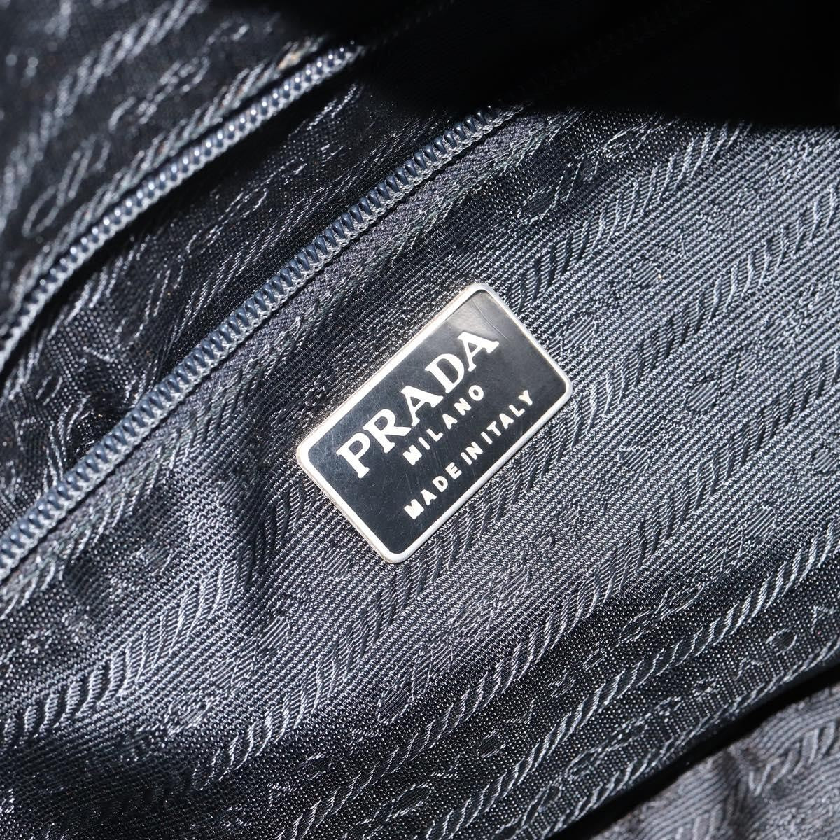 Prada Vintage Shoulder Bag Tessuto, BLACK, NYLON, Shoulder bag