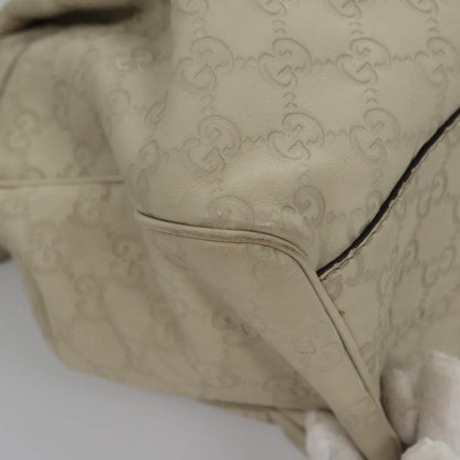 Gucci Sukey Tote Leather, WHITE, LEATHER, Handbag