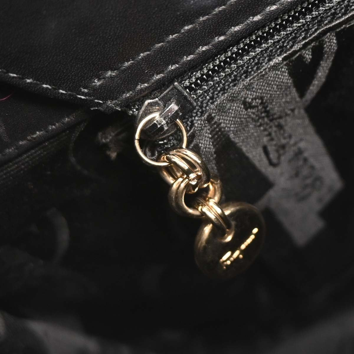 Salvatore Ferragamo Vintage Shoulder Bag Leather, BLACK, LEATHER, Shoulder bag