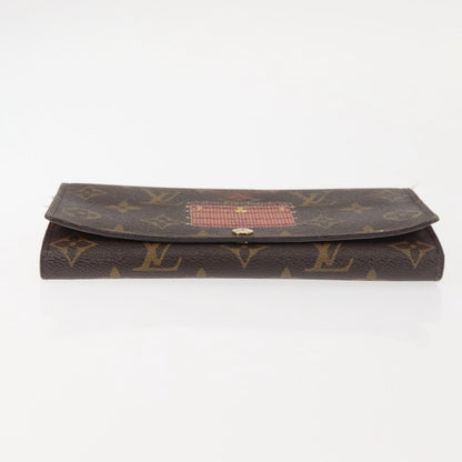 Louis Vuitton Vintage Sarah Wallet Monogram Canvas, BROWN, CANVAS, Wallets