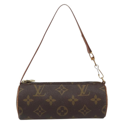 Louis Vuitton Papillon Pochette Monogram Canvas, BROWN, CANVAS, Clutche & pouche