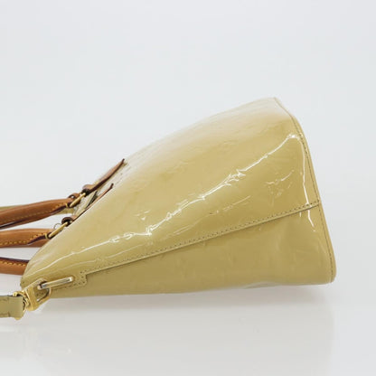 Louis Vuitton Montebello Handbag Monogram Vernis, Beige, Patent Leather, Handbag