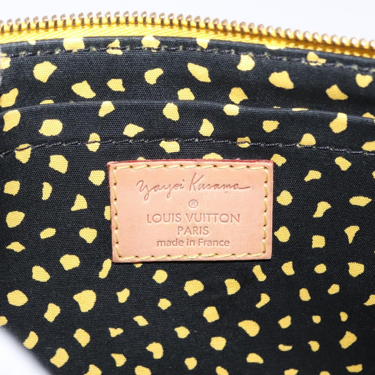 Louis Vuitton Pochette Accessoires NM Kusama Infinity Dots Monogram Vernis, YELLOW, PATENT_LEATHER, Clutche & pouche