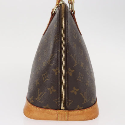 Louis Vuitton Vintage Alma Handbag Monogram Canvas, BROWN, CANVAS, Handbag