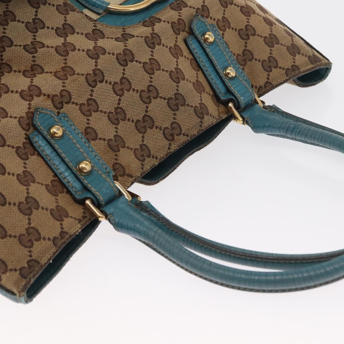 Gucci Hasler Tote GG Canvas, BEIGE, CANVAS, Tote bag