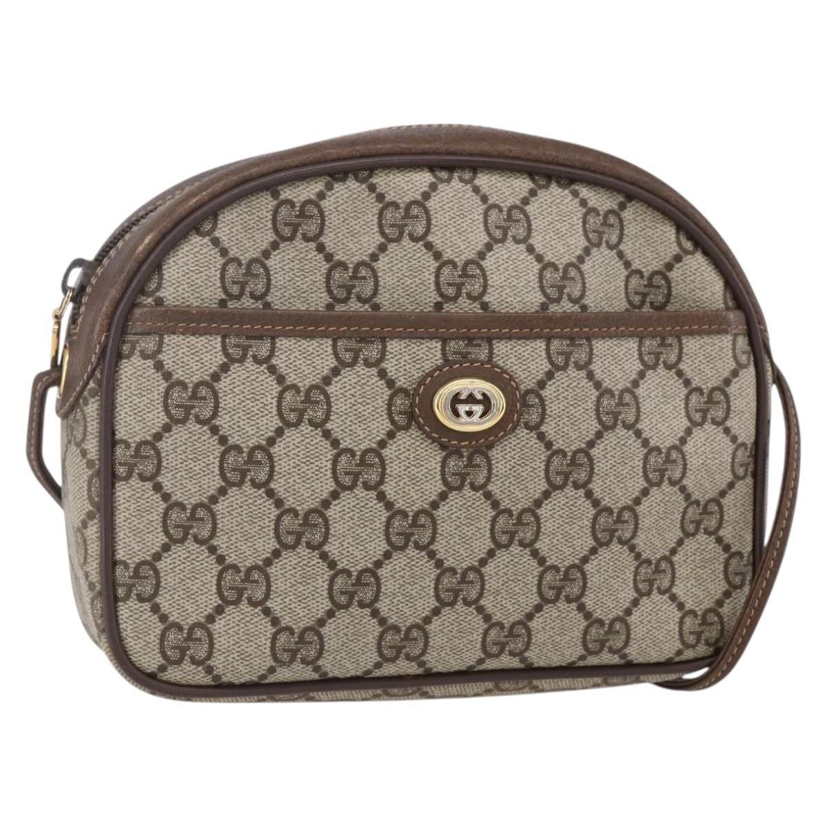 Gucci Micro GG supreme shoulder bag GG canvas, BEIGE, CANVAS, Shoulder bag