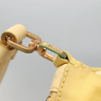 Prada Vintage Shoulder Bag Tessuto, YELLOW, NYLON, Shoulder bag
