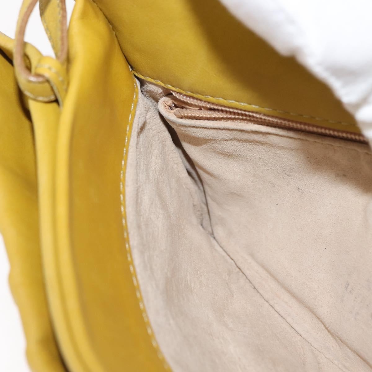 Bottega Veneta Intrecciato Leather, YELLOW, LEATHER, Shoulder bag