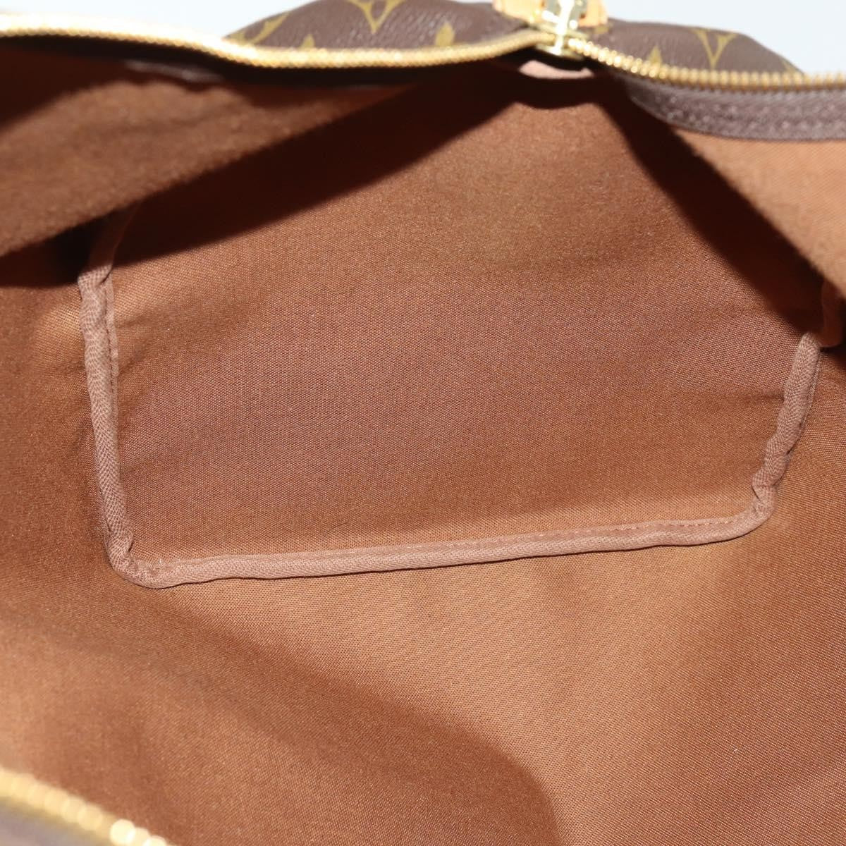 Louis Vuitton Keepall Bag Monogram Canvas, BROWN, CANVAS, Travel bag