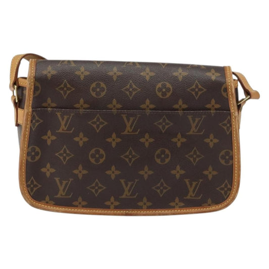 Louis Vuitton Sologne Handbag Monogram Canvas, BROWN, CANVAS, Shoulder bag