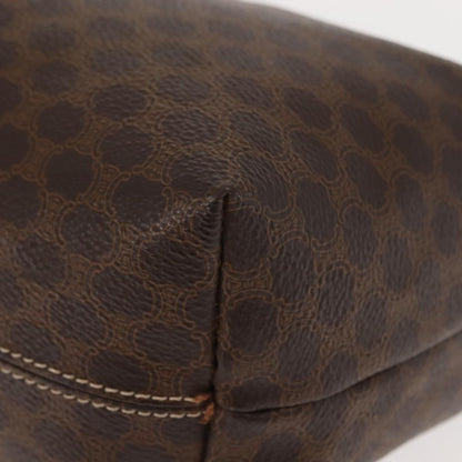 Celine Vintage Macadam Handbag Macadam, BROWN, CANVAS, Handbag