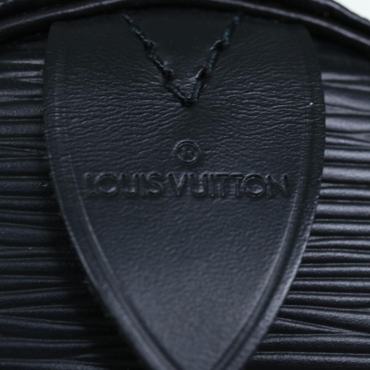 Louis Vuitton Speedy Handbag Epi Leather, BLACK, LEATHER, Handbag