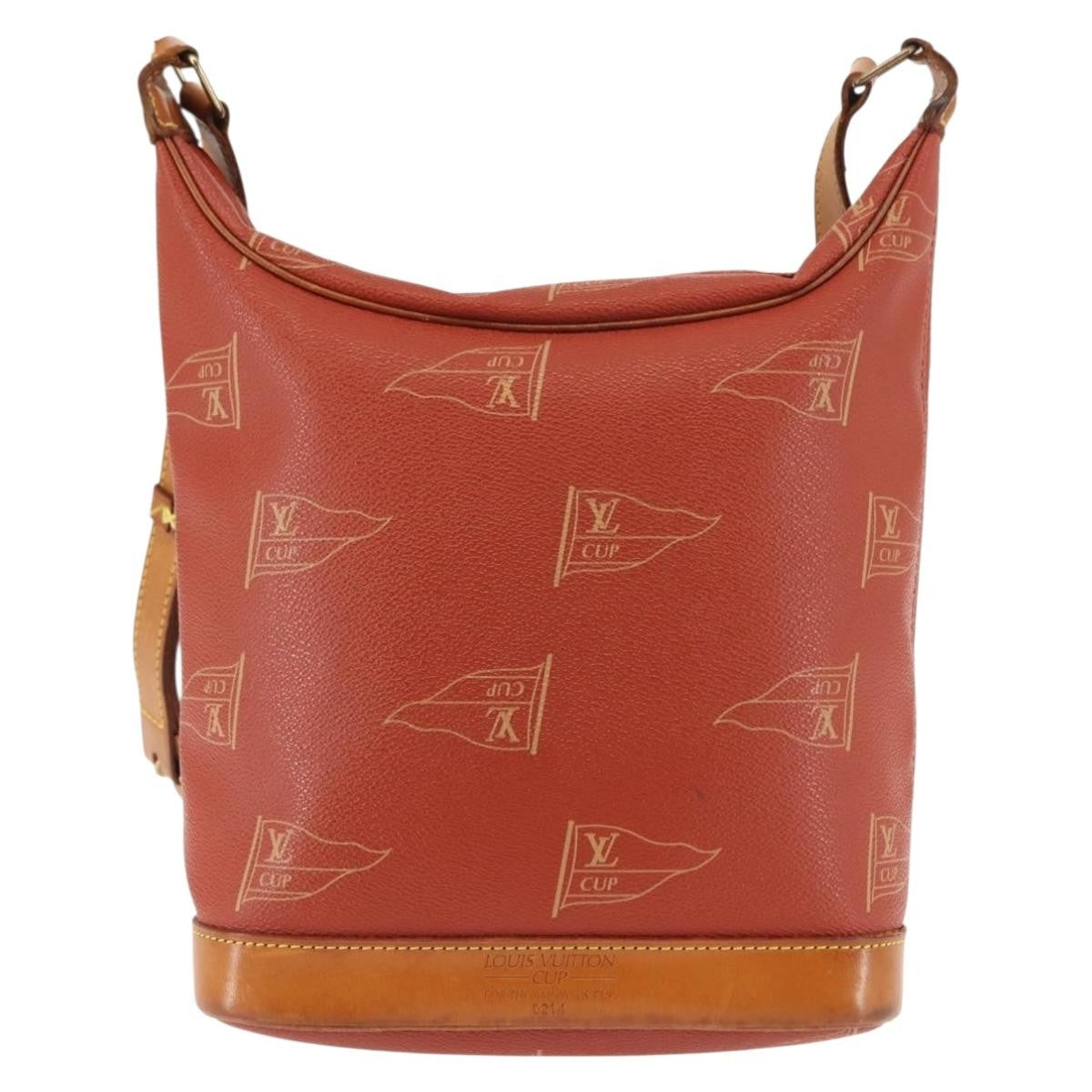 Louis Vuitton Cup le touquet shoulder bag Cup Canvas, RED, CANVAS, Shoulder bag
