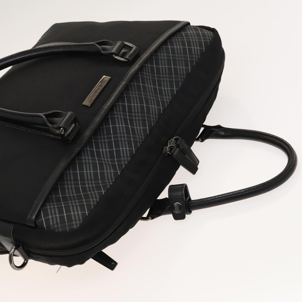 Burberry Black Label Business Bag Canvas, BLACK, CANVAS, Briefcase