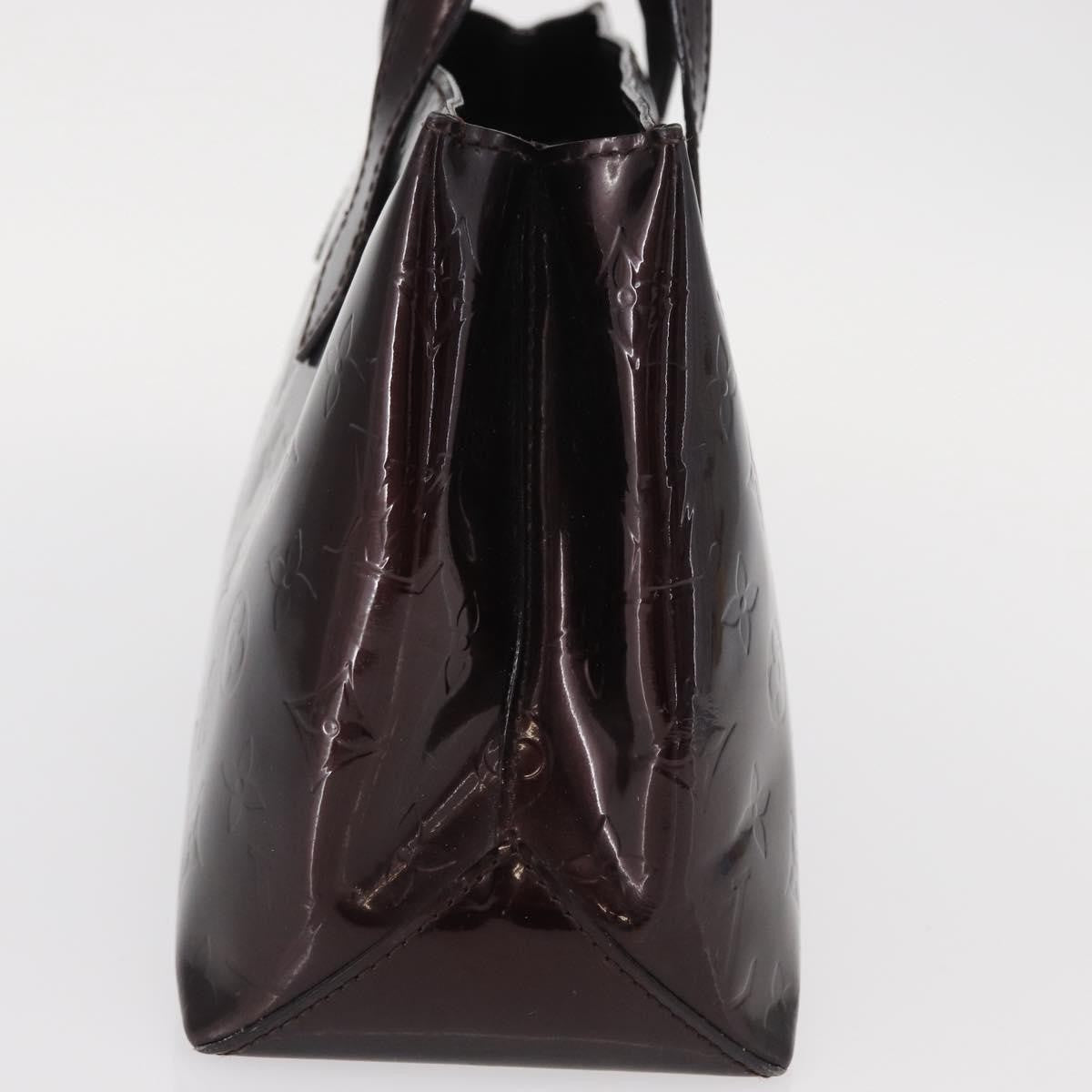 Louis Vuitton Wilshire Handbag Monogram Vernis, BURGUNDY, PATENT_LEATHER, Tote bag