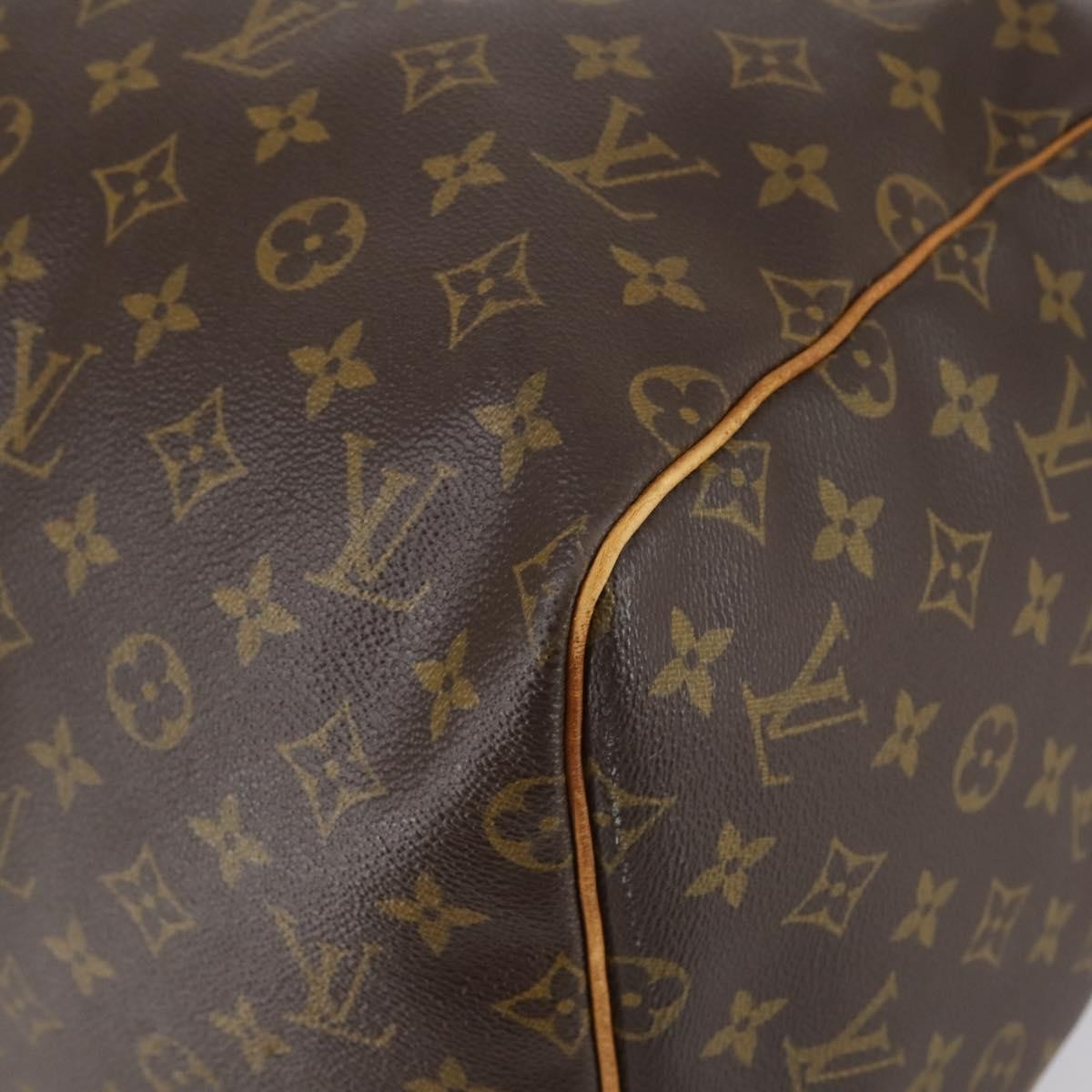Louis Vuitton Keepall Bag Monogram Canvas, BROWN, CANVAS, Travel bag