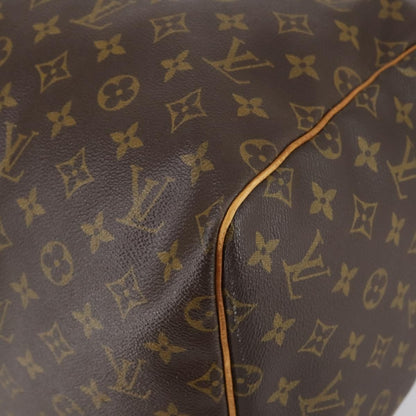Louis Vuitton Keepall Bag Monogram Canvas, BROWN, CANVAS, Travel bag
