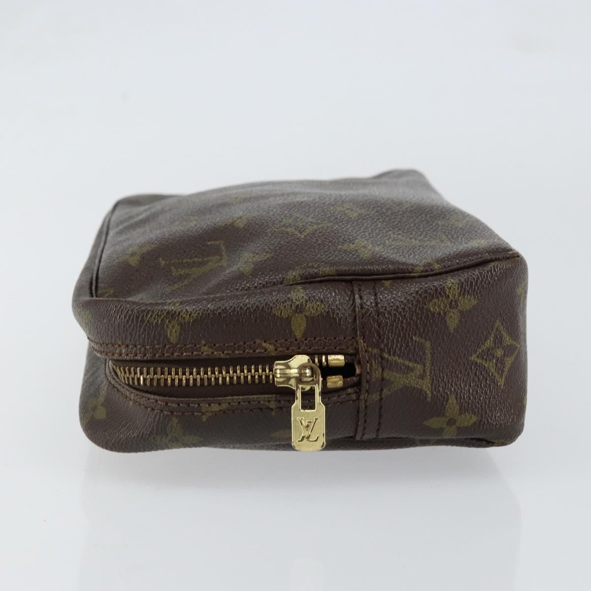 Louis Vuitton Trousse Toiletry Pouch Monogram Canvas, BROWN, CANVAS, Toiletry Case