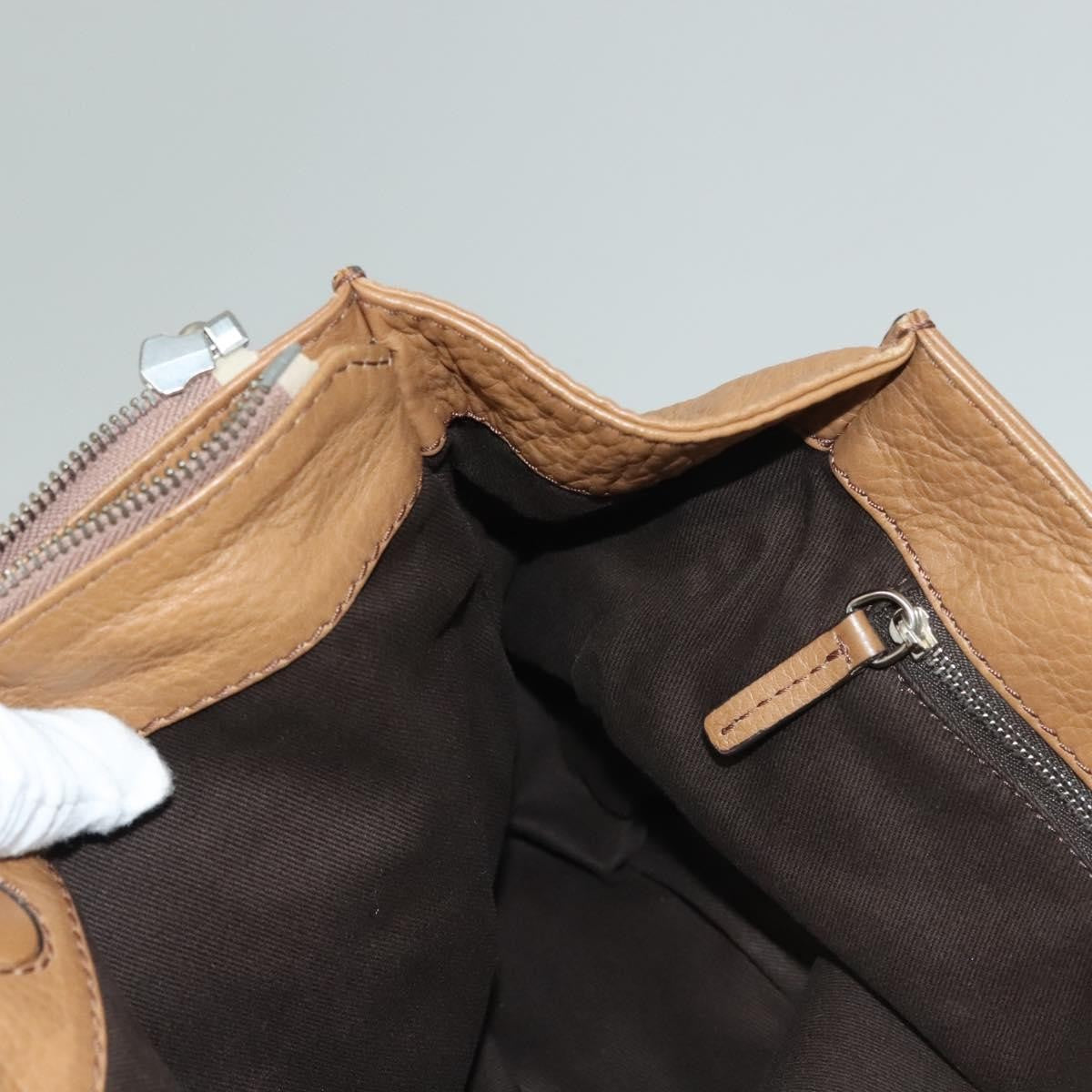 Chloe Paddington Lock Handbag Leather, BROWN, LEATHER, Handbag