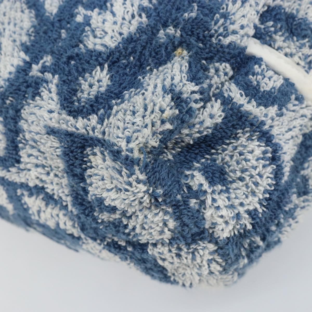 Christian Dior Vintage Trotter Handbag Canvas, BLUE, CANVAS, Handbag