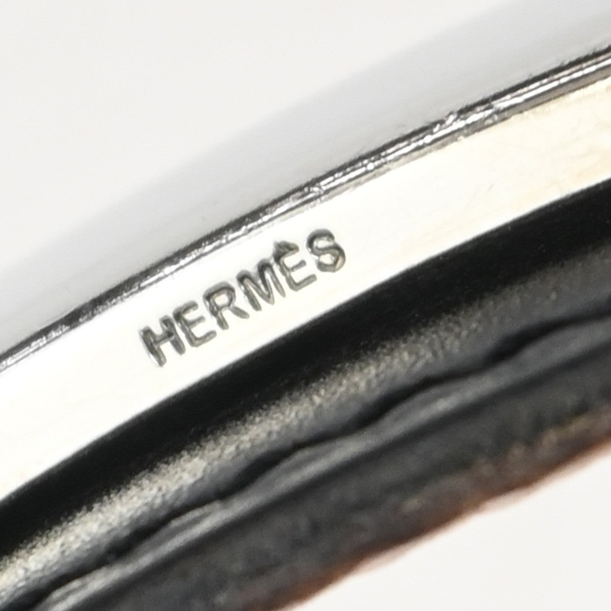 Hermes Constance Reversible Belt Leather, BLACK, LEATHER, Belts