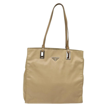 Prada Open Tote Tessuto, BEIGE, NYLON, Tote bag