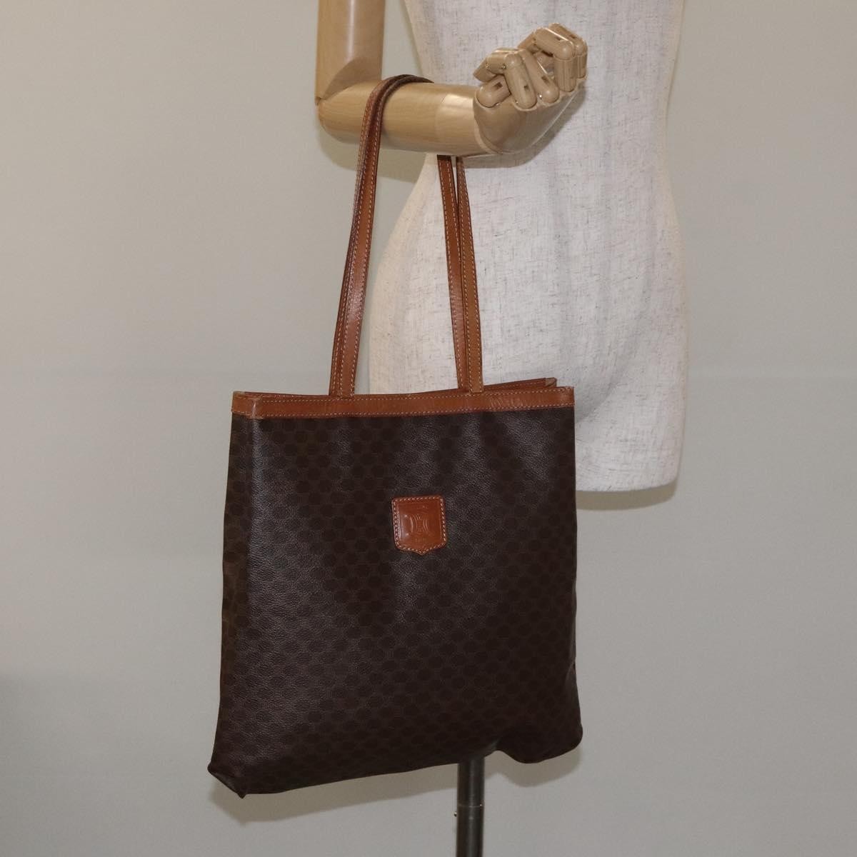 Celine Tote bag Canvas, BROWN, CANVAS, Tote bag