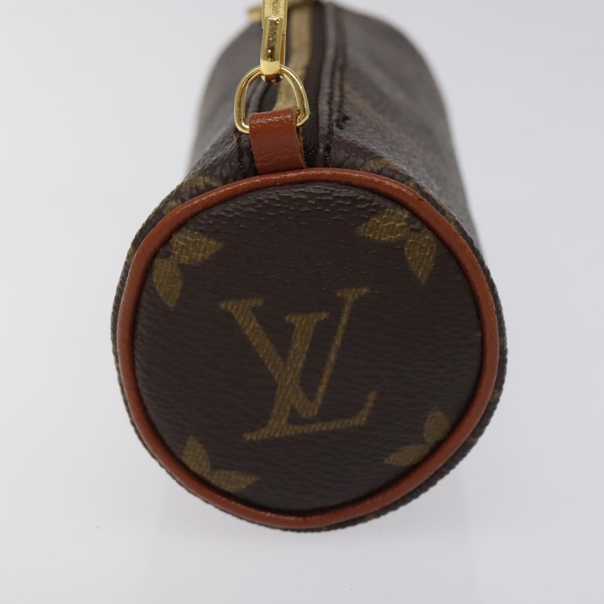 Louis Vuitton Papillon Pochette Monogram Canvas, BROWN, CANVAS, Handbag