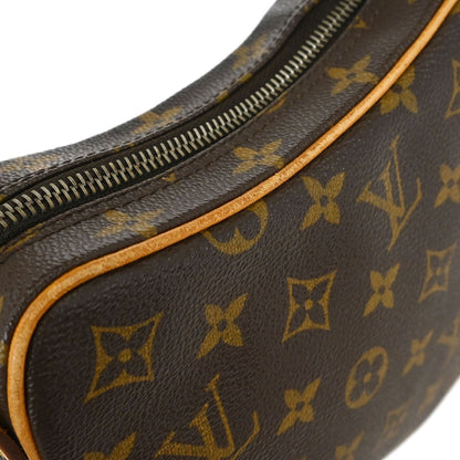 Louis Vuitton Croissant Handbag Monogram Canvas, BROWN, CANVAS, Shoulder bag