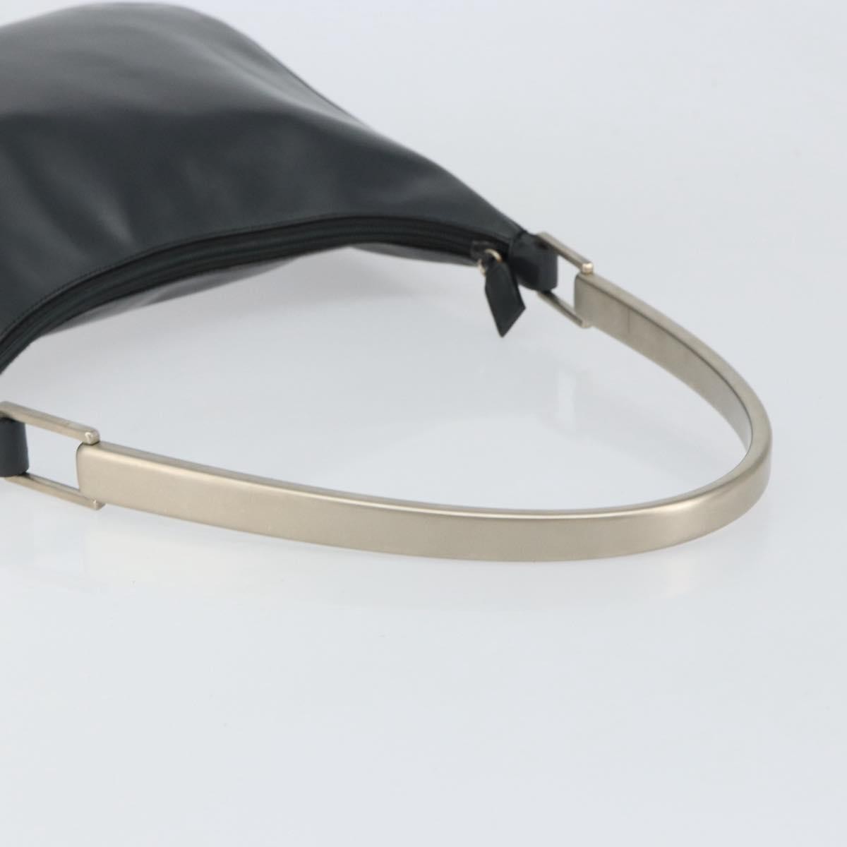 Prada Vintage Handbag Leather, BLACK, LEATHER, Shoulder bag