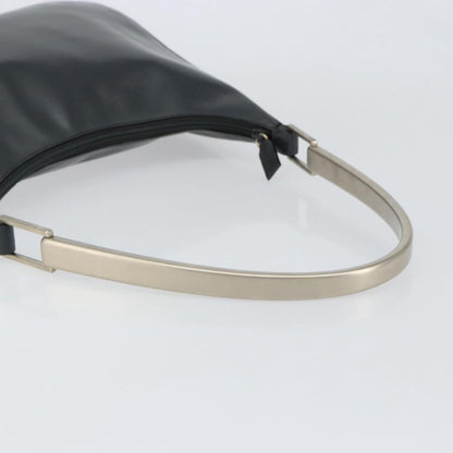 Prada Vintage Handbag Leather, BLACK, LEATHER, Shoulder bag