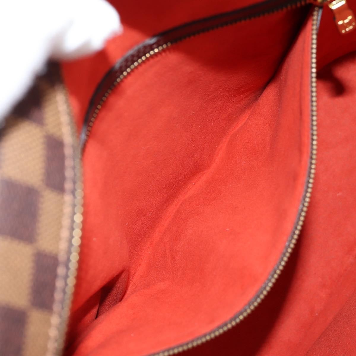 Louis Vuitton Babylone Handbag Damier, BROWN, CANVAS, Shoulder bag