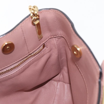 Salvatore Ferragamo Vala Shoulder Bag Leather, PINK, LEATHER, Shoulder bag