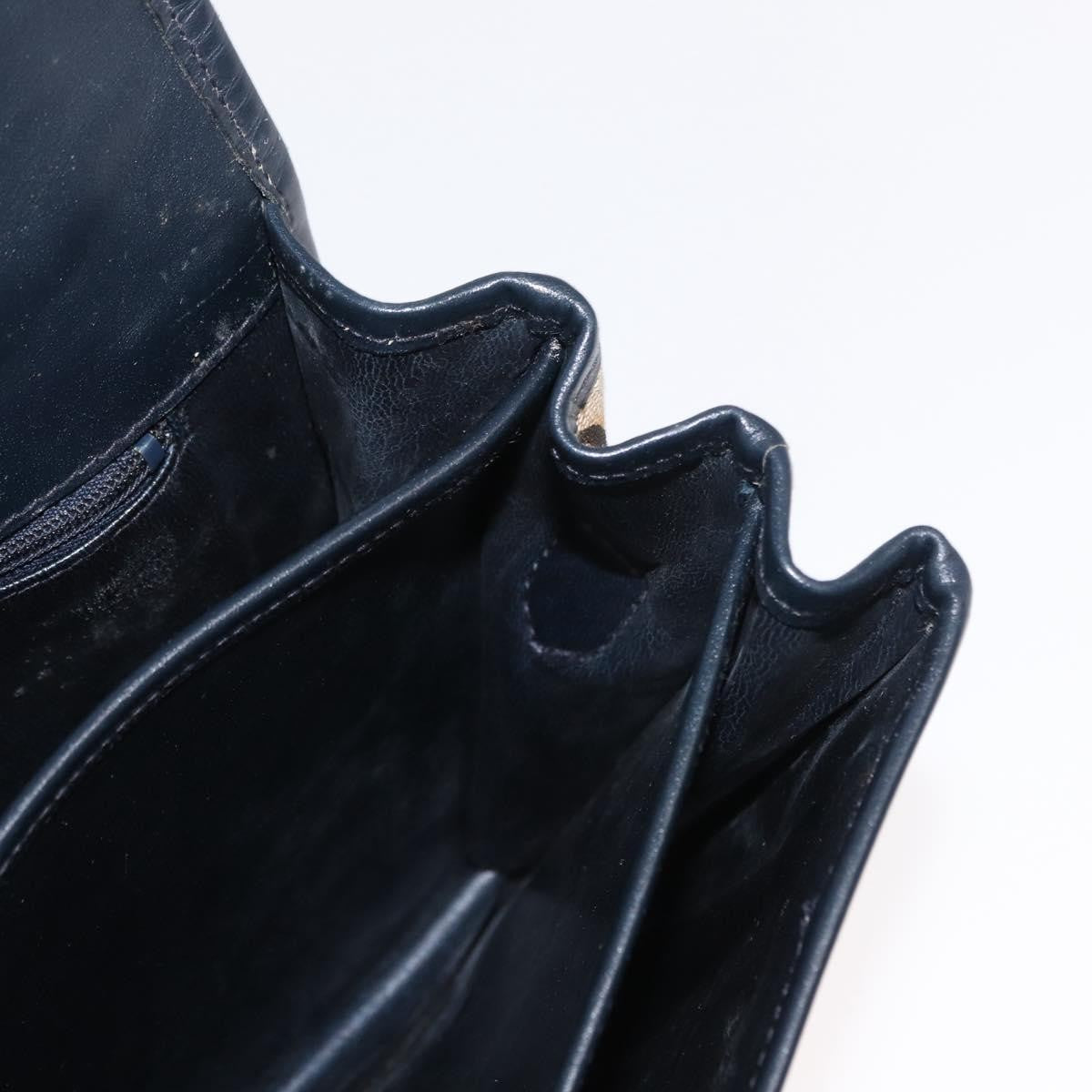 Celine C Sulky Shoulder bag Canvas, NAVY, CANVAS, Shoulder bag