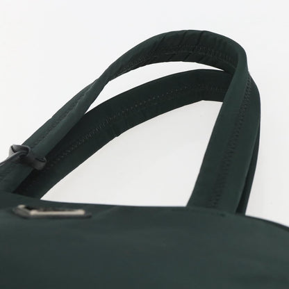 Prada Bowling Shoulder Bag Tessuto, GREEN, NYLON, Handbag