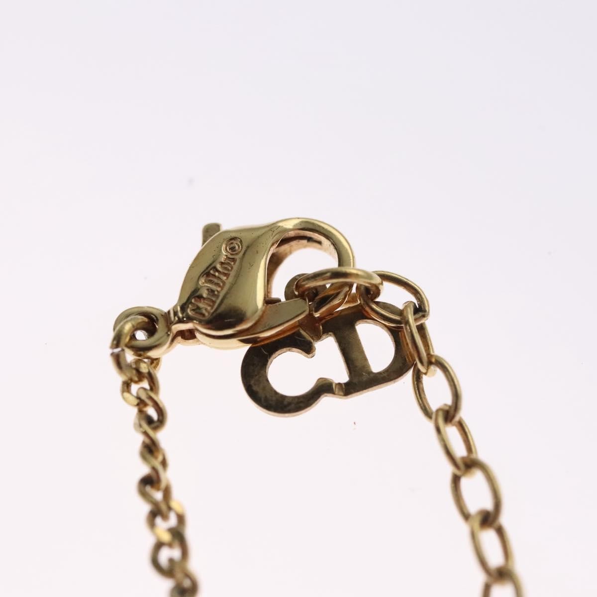 Christian Dior CD Pendant Necklace Metal, GOLD, METAL, Necklace
