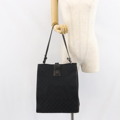 Gucci Vintage tote GG Canvas, BLACK, CANVAS, Tote bag