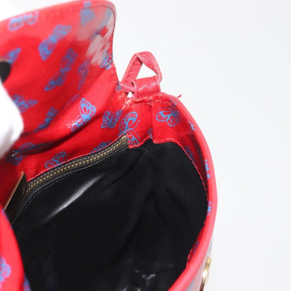Bottega Veneta Butterfly shoulder bag PVC with Leather, RED, PVC, Shoulder bag