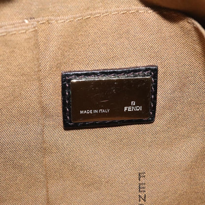 Fendi Chef Zip Crossbody Bag Zucca Canvas, BROWN, CANVAS, Crossbody bag